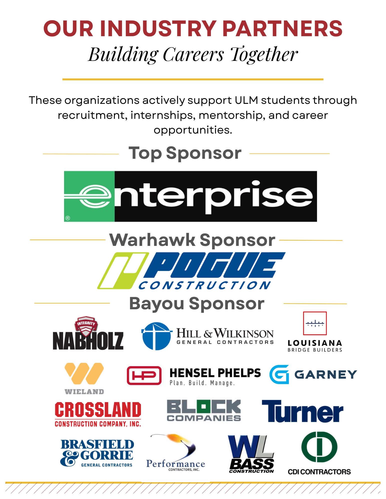 construction sponsors