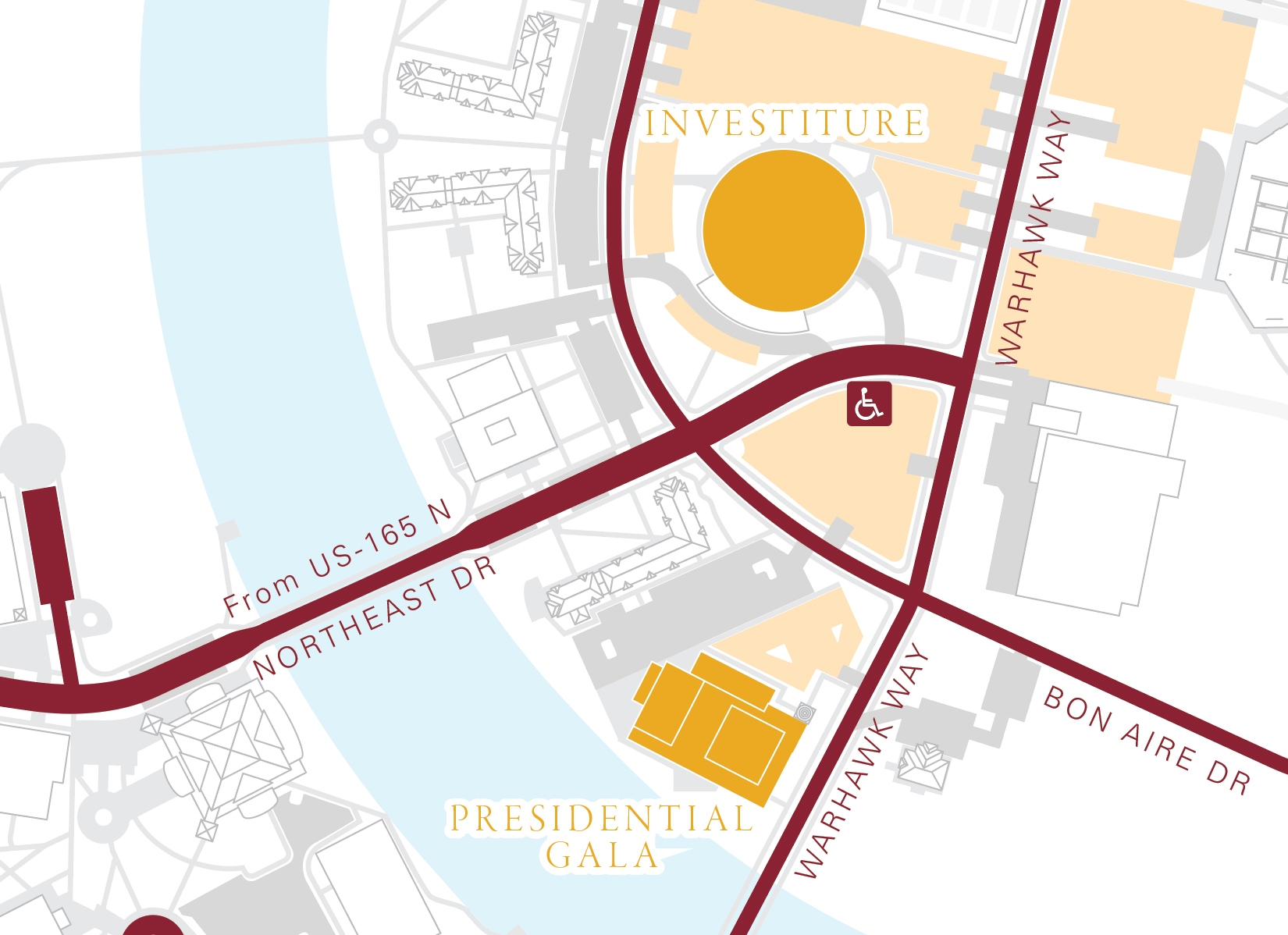 ULM Campus Map
