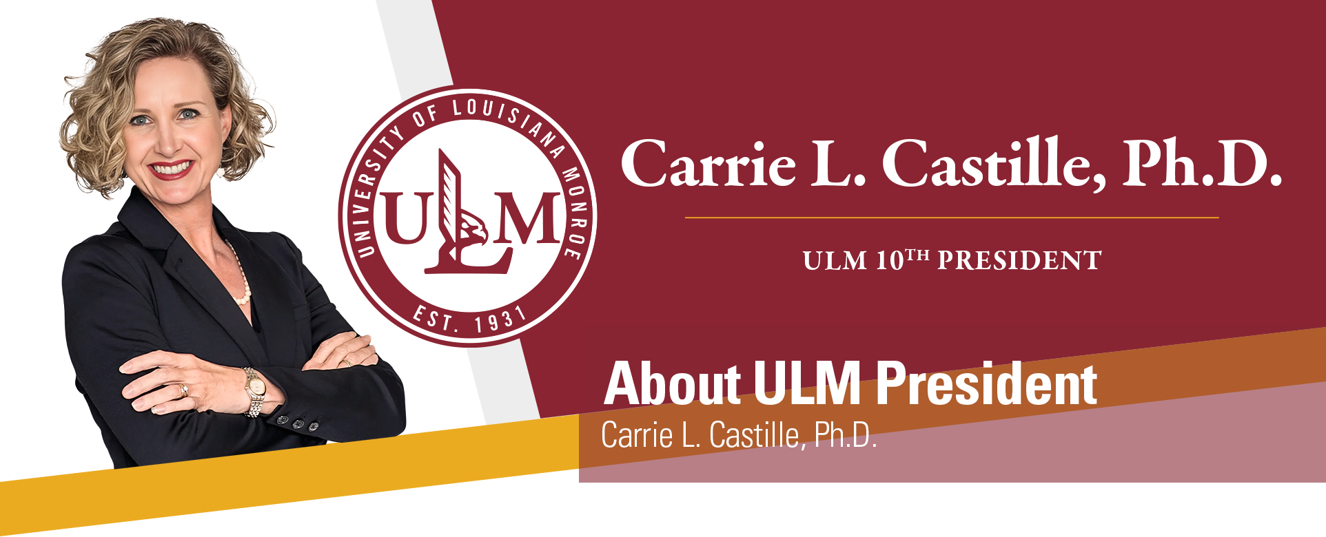 About ULM President Carrie L. Castille